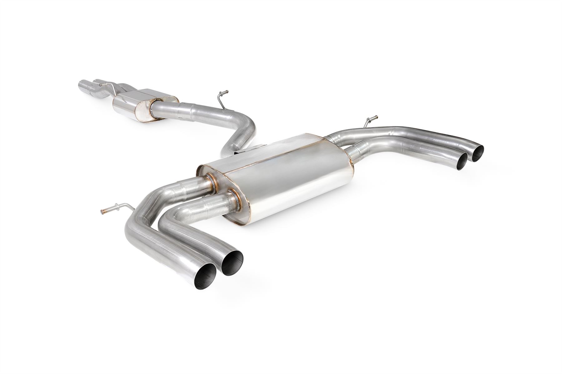 Scorpion Exhaust Resonated Cat/GPF-Back System No Valves Audi RS3 8Y Saloon 2021-2026