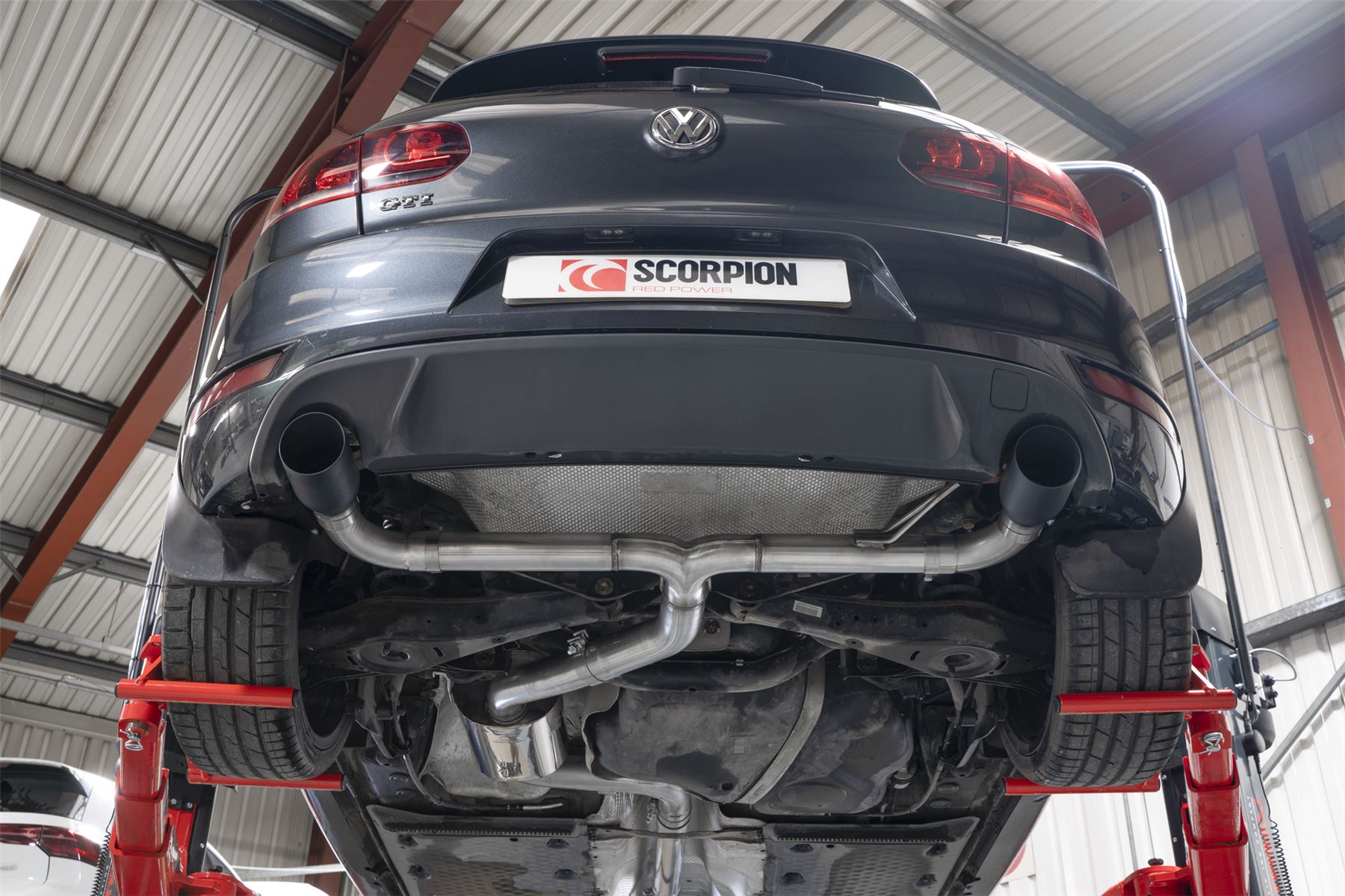 Scorpion Exhaust Resonated Predator Cat-Back System Volkswagen Golf GTI MK6 Edition 35 2009-2013