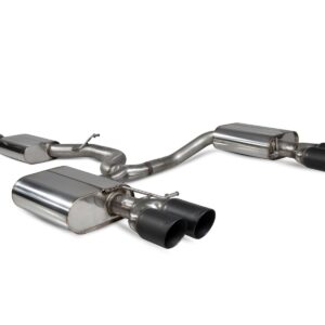 Scorpion Exhaust Resonated GPF-Back System Black Seat Leon Cupra ST 300 Carbon Edition 2018-2019