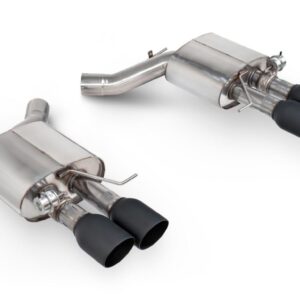 Scorpion Rear silencers only Black ceramic Daytona trims BMW M5 F10 2011-2016