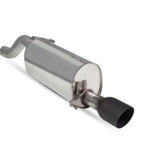 Scorpion Exhaust Rear Silencer Only (Black) Vauxhall Corsa E 1.0 Turbo Non-GPF Model 2014-2019