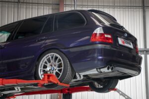 Scorpion Exhaust Cat-Back System Twin Monaco Trims BMW 325 E46 RWD Petrol 2000-2006