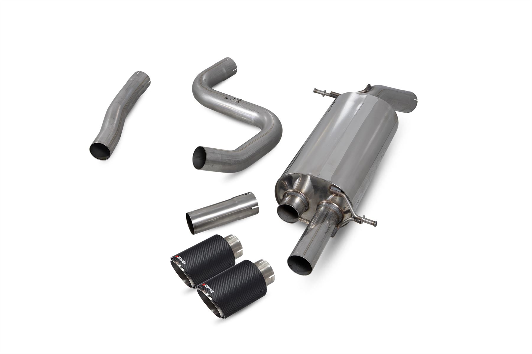Scorpion Exhaust GPF -Back Non-Valved (Black) Ford Fiesta ST MK8 2018-2021
