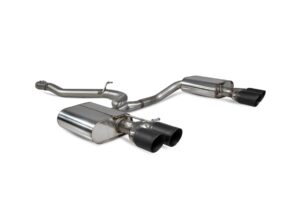 Scorpion Exhaust Non-Resonated GPF-Back System Daytona (quad) Black Ceramic Tailpipe CUPRA Leon ST VZ 4Drive 2020-2026