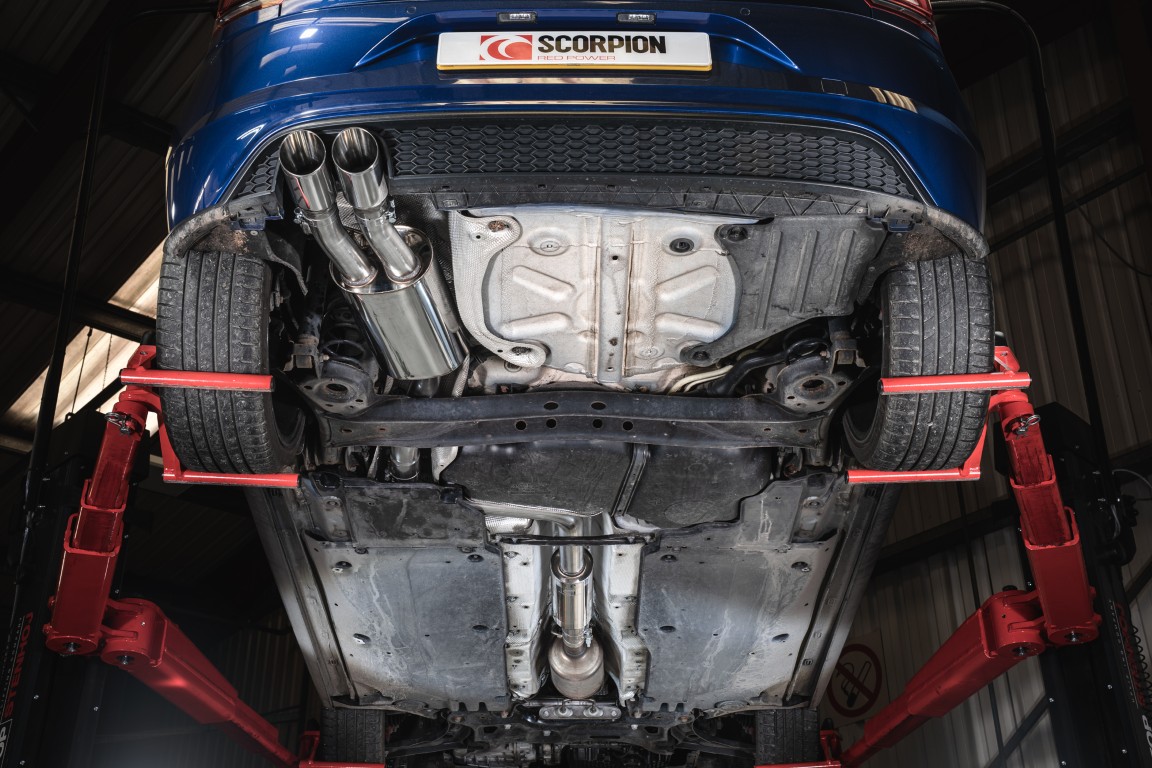 Scorpion Exhaust Resonated GPF-Back System Daytona Tailpipe Volkswagen Polo GTI AW (GPF MODEL) 2018-2026