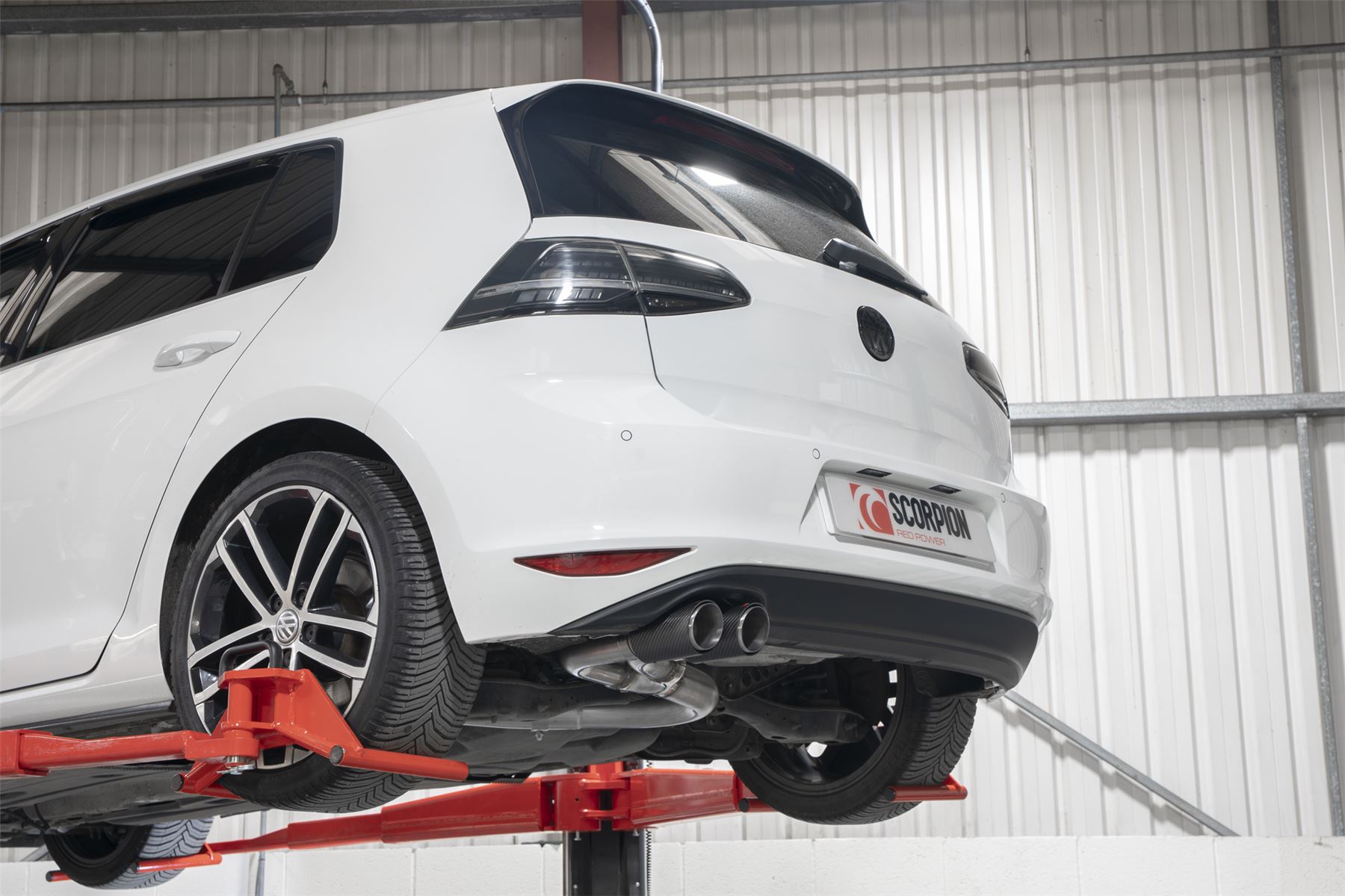 Scorpion Exhaust Cat-Back System Carbon Volkswagen Golf GTD MK7 185PS 2013-2016