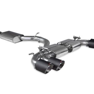 Scorpion Exhaust Resonated Cat/GPF-Back & valves Audi S3 8Y Sportback 2020-2026