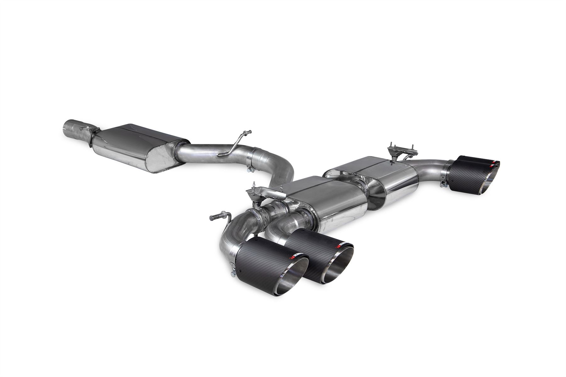 Scorpion Exhaust Resonated Cat/GPF-Back & valves Audi S3 8Y Sportback 2020-2026