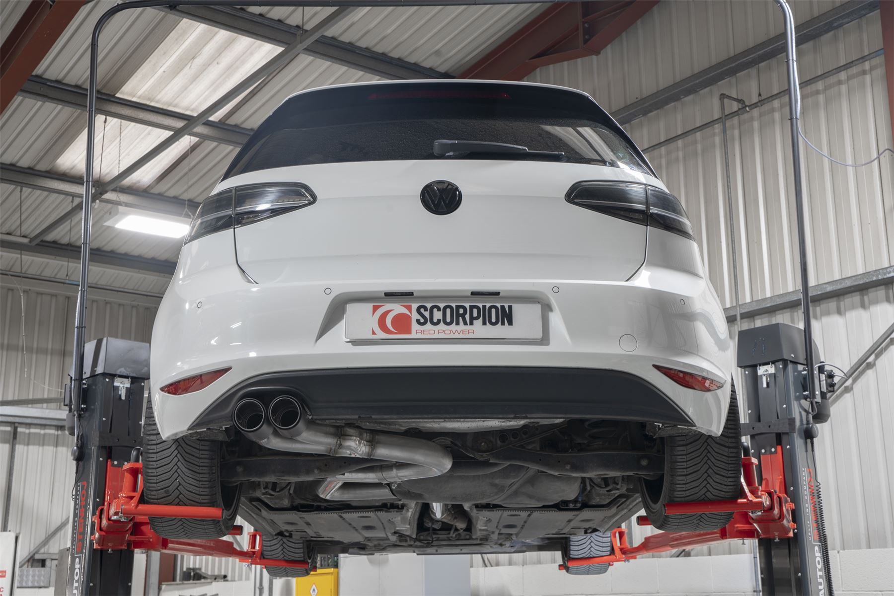 Scorpion Exhaust Cat-Back System Carbon Volkswagen Golf GTD MK7 185PS 2013-2016