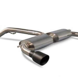 Scorpion Exhaust Non-Res Cat-Back 2.5" (Black) Ford Focus MK2 ST 225 2.5 Turbo 2006-2011