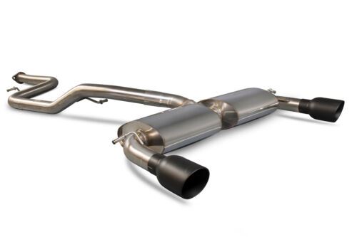 Scorpion Exhaust Non-Res Cat-Back 2.5" (Black) Ford Focus MK2 ST 225 2.5 Turbo 2006-2011