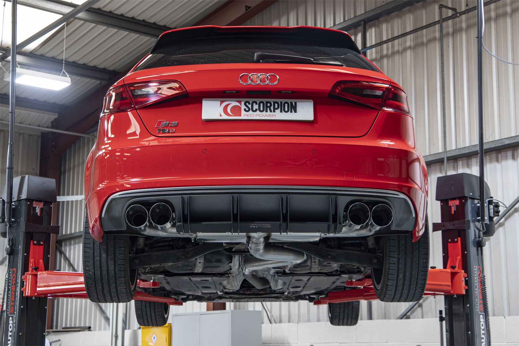 Scorpion Exhaust Non-Res Cat/GPF-Back System Without Valve Audi S3 2.0T 8V 3-Door/Sportback Pre-Facelift 2013-2016