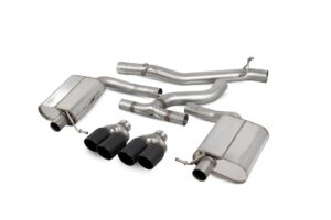 Scorpion Exhaust Non-Resonated GPF-Back System Daytona (quad) Black Ceramic Tailpipe CUPRA Leon ST VZ 4Drive 2020-2026