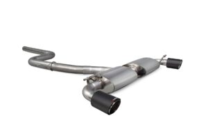 Scorpion Exhaust Non-Res Cat-Back (Black) Volkswagen Scirocco R 2009-2017