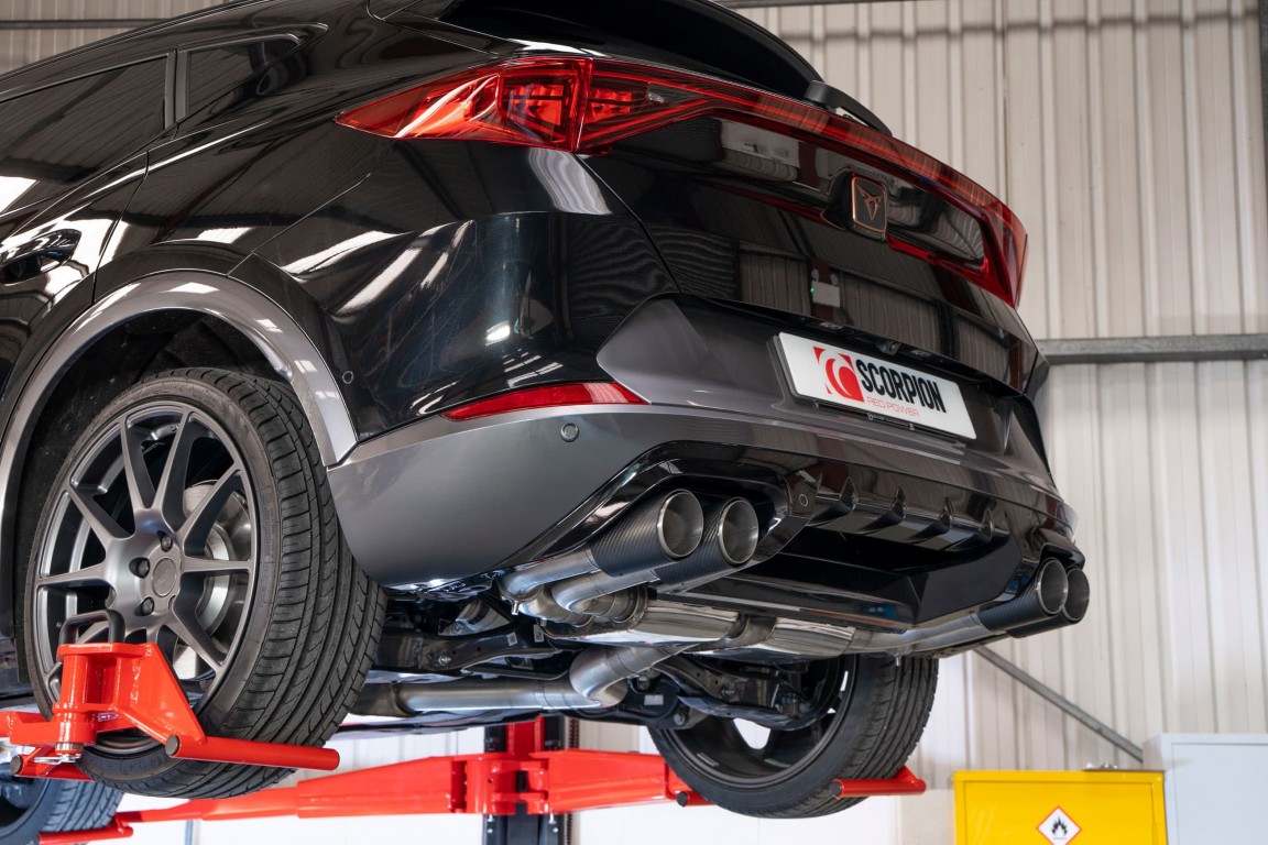 Scorpion Exhaust Resonated GPF Back System With Valves Ascari Tailpipe CUPRA Formentor VZ 4Drive 310 & 333hp 2020-2026
