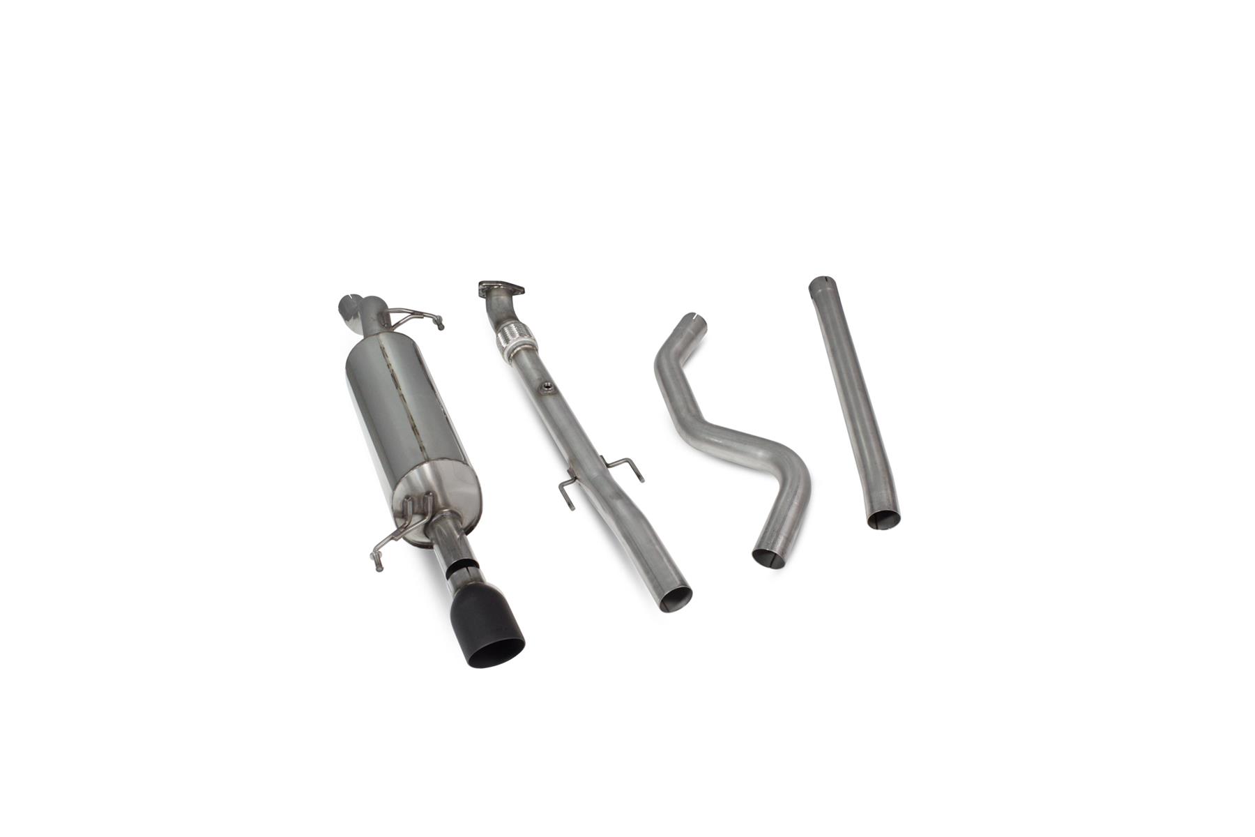 Scorpion Exhaust Non-Res Cat-Back (Black) Vauxhall Corsa E 1.4 2014-2019
