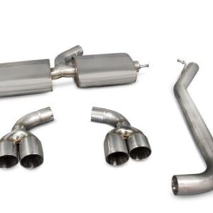 Scorpion Exhaust Non-Res Cat-Back Audi TT Mk2 3.2 V6/TT S Mk2 2006-2014