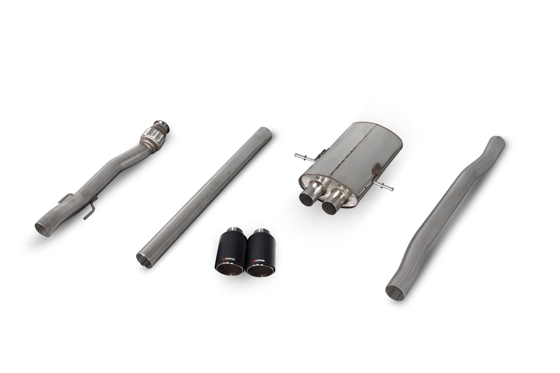 Scorpion Exhaust Non-Res Cat-Back (Black) Mini Cooper S R56/R57/R58/R59 2007-2014