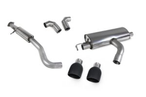 Scorpion Exhaust Resonated GPF Back System Daytona Black Ceramic Tailpipe Toyota Yaris GR Circuit Pack Pre-Facelift 2020-2024