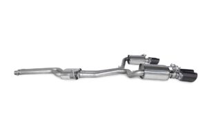Scorpion Exhaust Resonated Half System Ascari Tailpipe Audi S4 B9 Quattro 3.0T V6 Avant Saloon Non-GPF Models 2017-2019