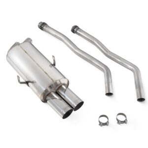 Scorpion Exhaust Cat-Back System Polished STW Trims BMW 328 E36 1991-1998