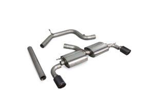 Scorpion Exhaust Non-Res Cat-Back (Black) Volkswagen Scirocco R 2009-2017