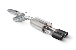 Scorpion Exhaust Resonated GPF-Back System Ascari Tailpipe Volkswagen Polo GTI AW (GPF MODEL) 2018-2026