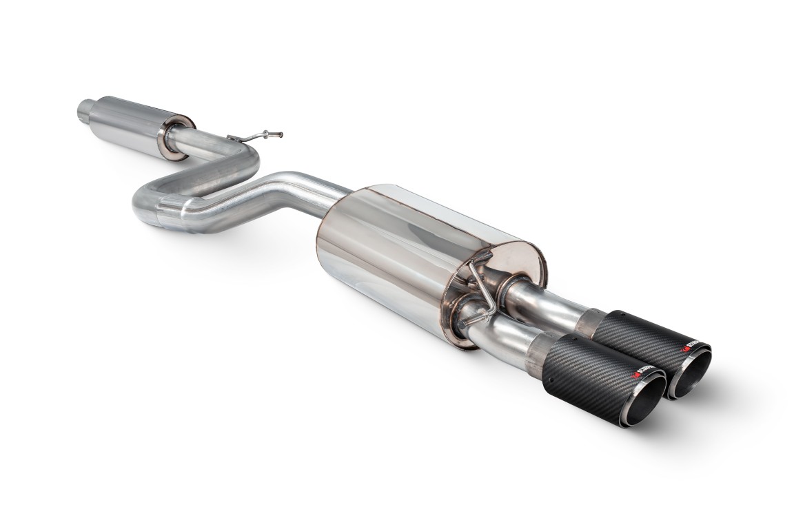 Scorpion Exhaust Resonated GPF-Back System Ascari Tailpipe Volkswagen Polo GTI AW (GPF MODEL) 2018-2026