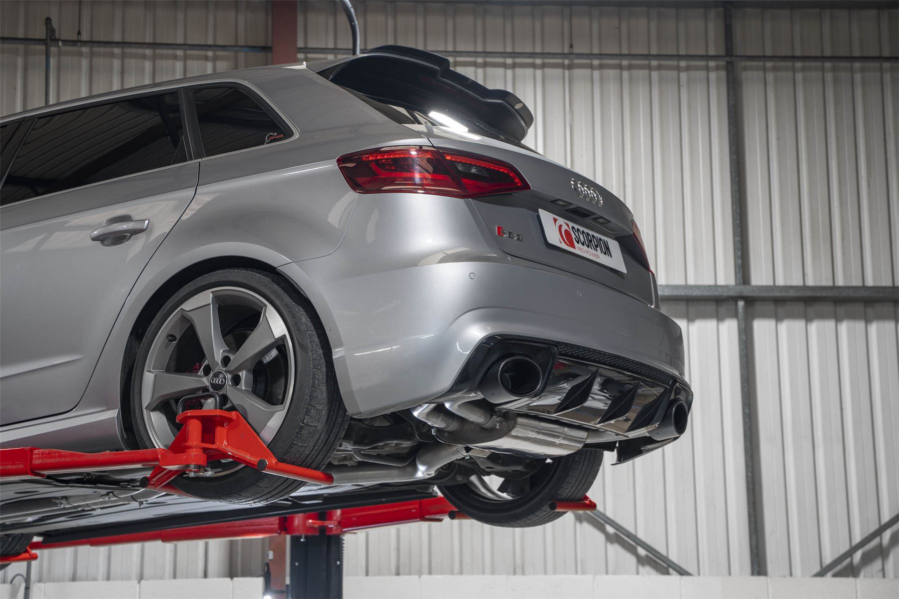 Scorpion Exhaust Non Res Cat-Back Without Valves Audi RS3 8V Sportback Pre-Facelift 2015-2017