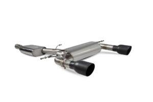 Scorpion Exhaust Res Cat-Back Valved (Black) Audi TT MK3 2.0 TFSi Quattro Coupe Non-GPF Model 2014-2019