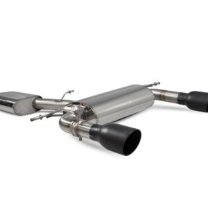 Scorpion Exhaust Res Cat-Back Valved (Black) Audi TT MK3 2.0 TFSi Quattro Coupe Non-GPF Model 2014-2019