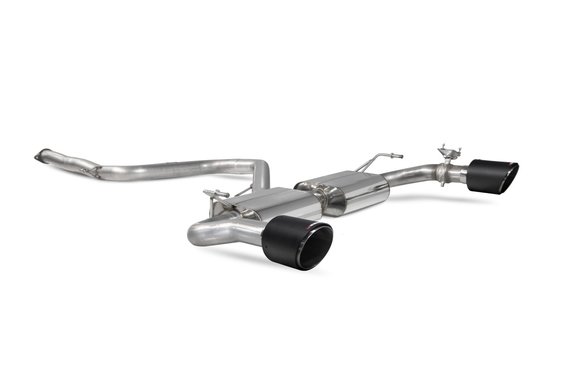 Scorpion Exhaust Non-Resonated GPF-Back With Electronic Valve Ascari Tailpipe Hyundai i30N Fastback GPF Model 2019-2022