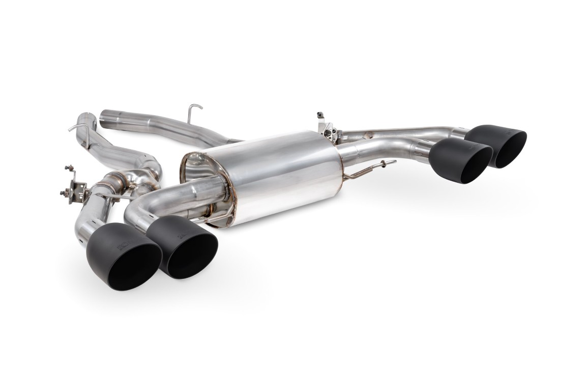 Scorpion Exhaust Half System With Valves Daytona Black Ceramic Tailpipe BMW X3M LCI GPF Model Incl. Competition 2022-2025