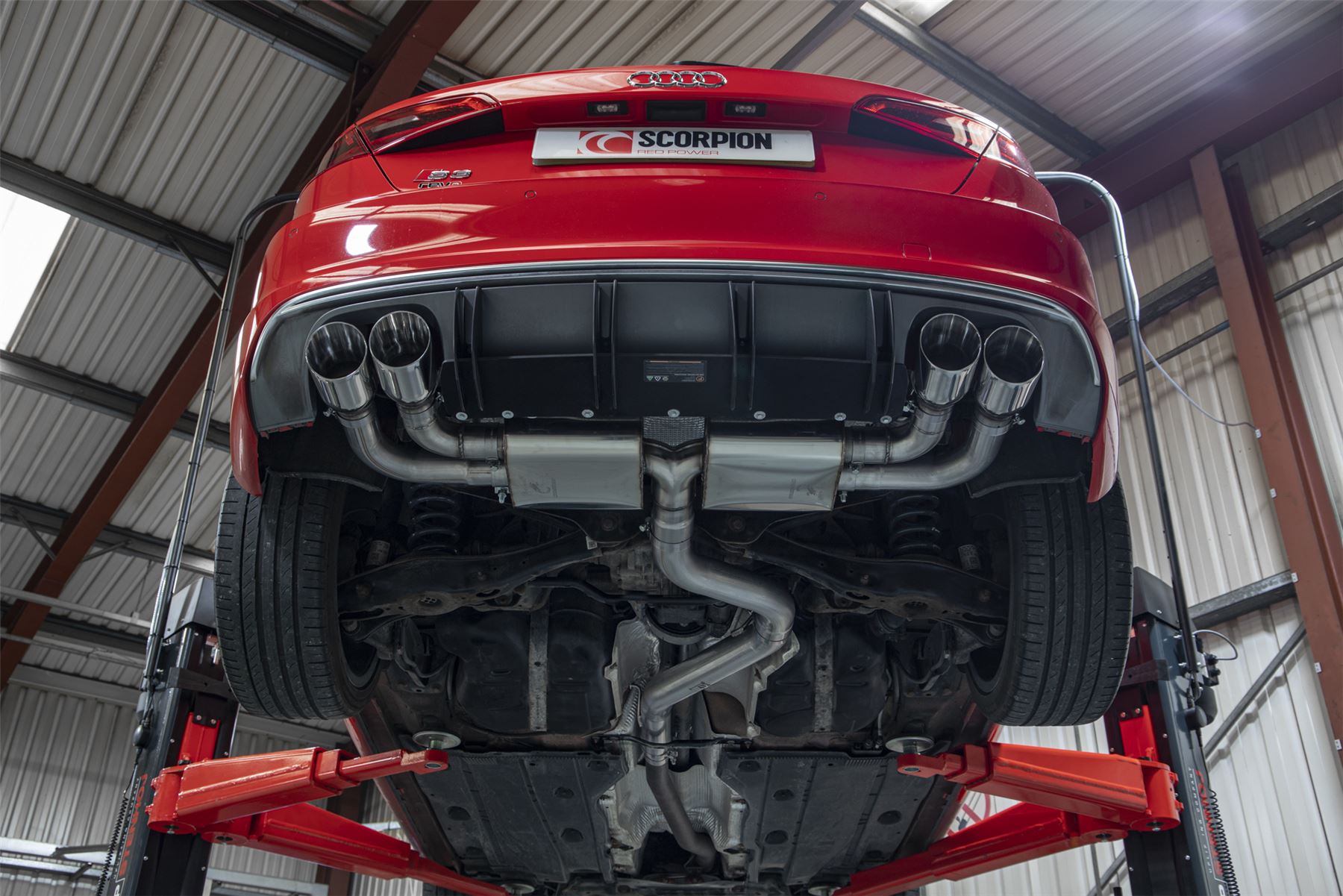 Scorpion Exhaust Non-Res Cat/GPF-Back System Without Valve Audi S3 2.0T 8V 3-Door/Sportback Pre-Facelift 2013-2016