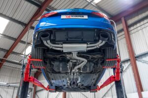 Scorpion Exhaust Non-Res Cat/GPF-Back System With Valves Ascari EVO Tailpipe Audi RS3 8V Sportback Facelift Non-GPF Model 2017-2018