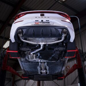 Scorpion Exhaust Resonated GPF Back Polished Trims Seat Cupra Leon 245 2.0 Tsi 2021-2024