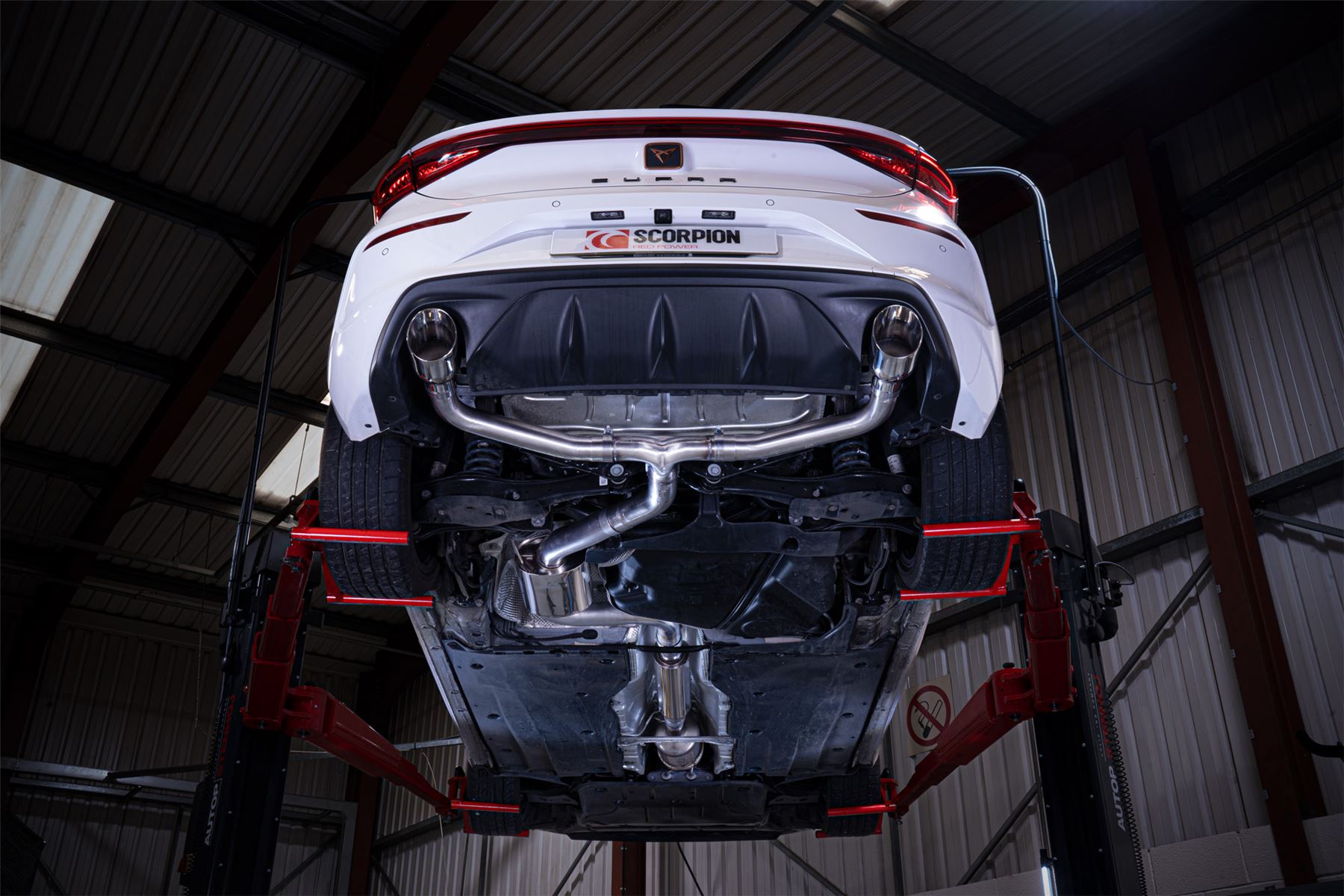 Scorpion Exhaust Resonated GPF Back Polished Trims Seat Cupra Leon 245 2.0 Tsi 2021-2024