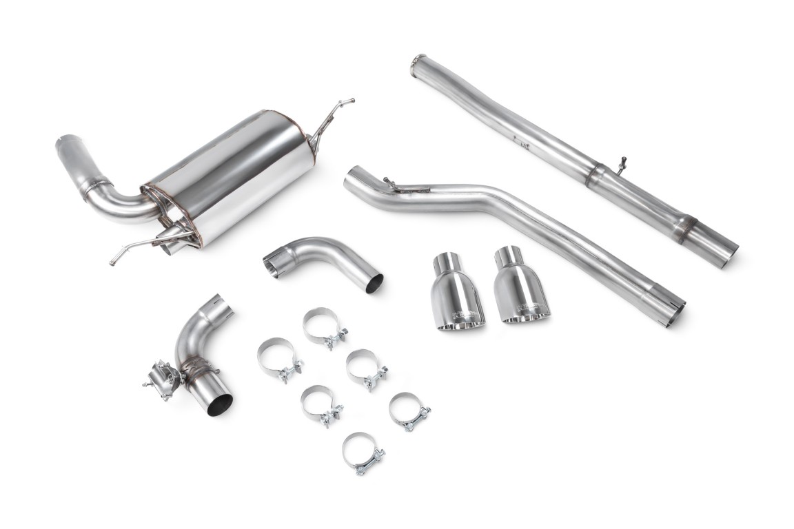Scorpion Exhaust Cat-Back System With Electronic Valve Daytona Tailpipe Ford Focus MK3 RS Non-GPF Model 2016-2019