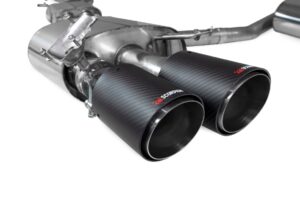 Scorpion Exhaust Non-Resonated Half System Ascari Tailpipe Audi S4 B9 Quattro 3.0T V6 Avant Saloon Non-GPF Models 2017-2019