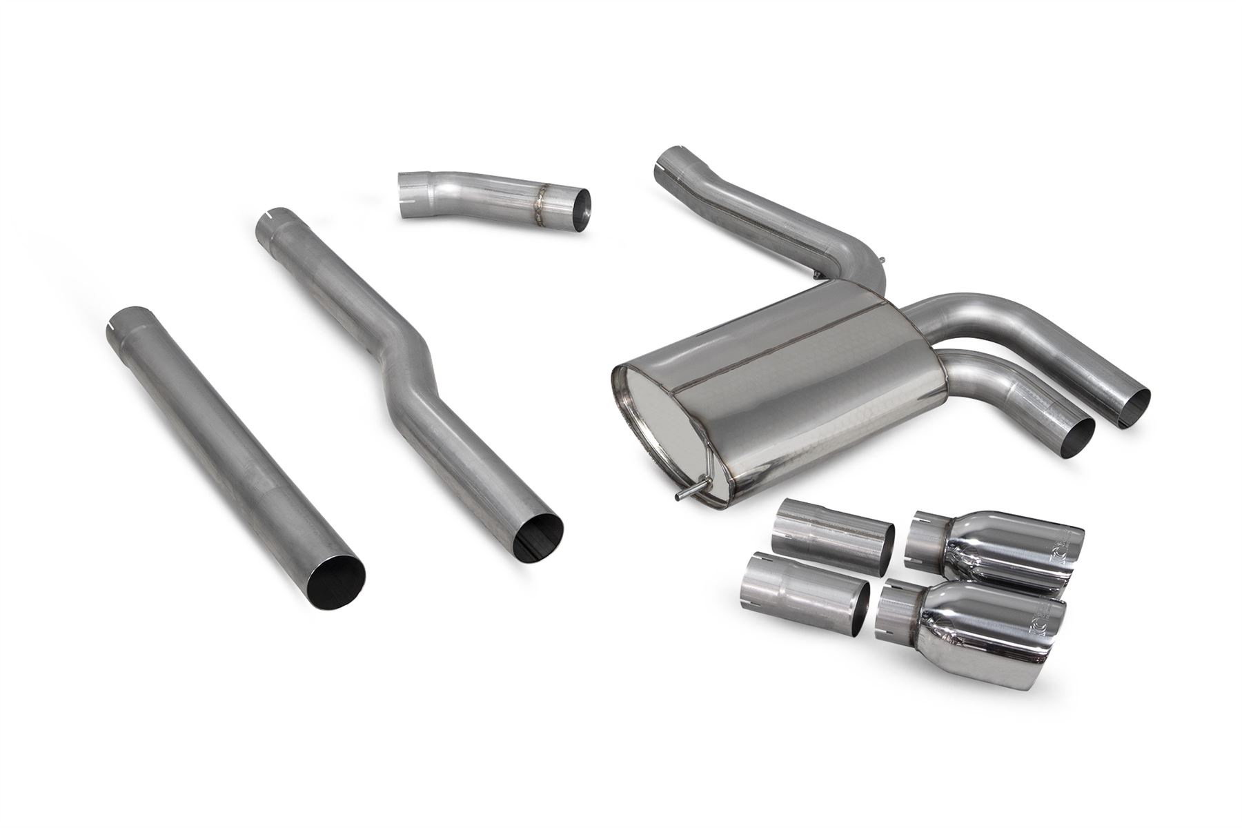 Scorpion Non-resonated Cat-Back System Mini Cooper S F55 (UK and EU Only) Non-GPF Model 2014-2018