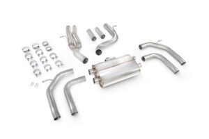 Scorpion Exhaust Non-Res Cat/GPF Back Without Valves Audi RS3 8Y Saloon 2021-2026