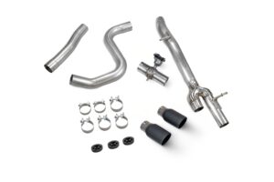 Scorpion Exhaust Predator GPF-Back System With Electronic Valve Daytona Black Ceramic Tailpipe Ford Puma ST 2020-2024