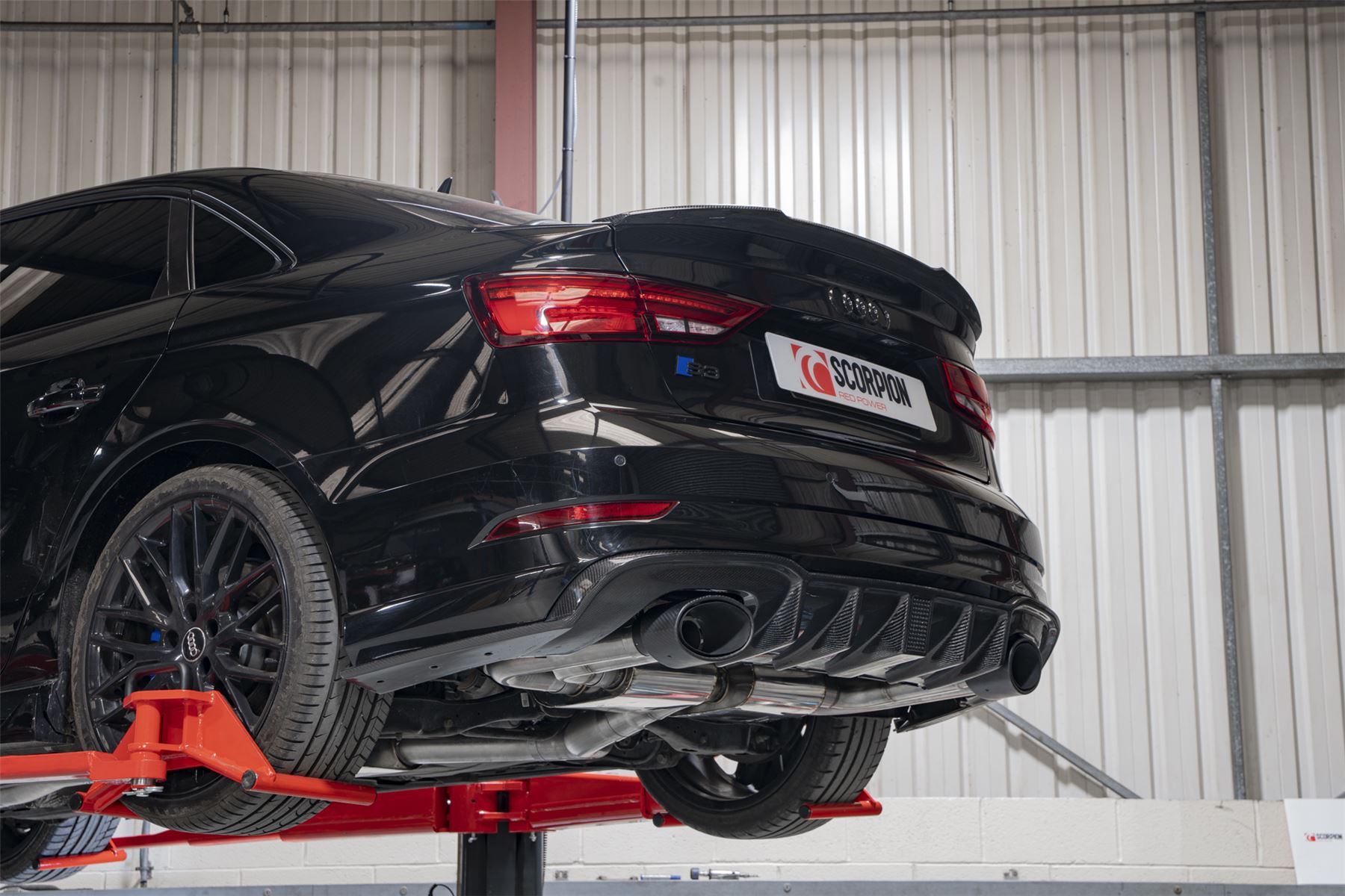 Scorpion Exhaust Resonated Cat/GPF Without Valves Audi S3 Saloon 8V 2013-2020