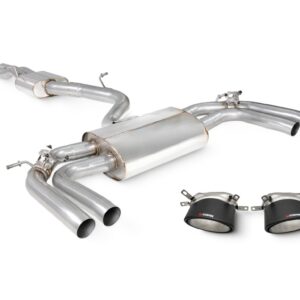 Scorpion Exhaust Resonated GPF-Back System With Valves Ascari RS Tailpipe Audi RS3 8Y Sportback 2021-2026