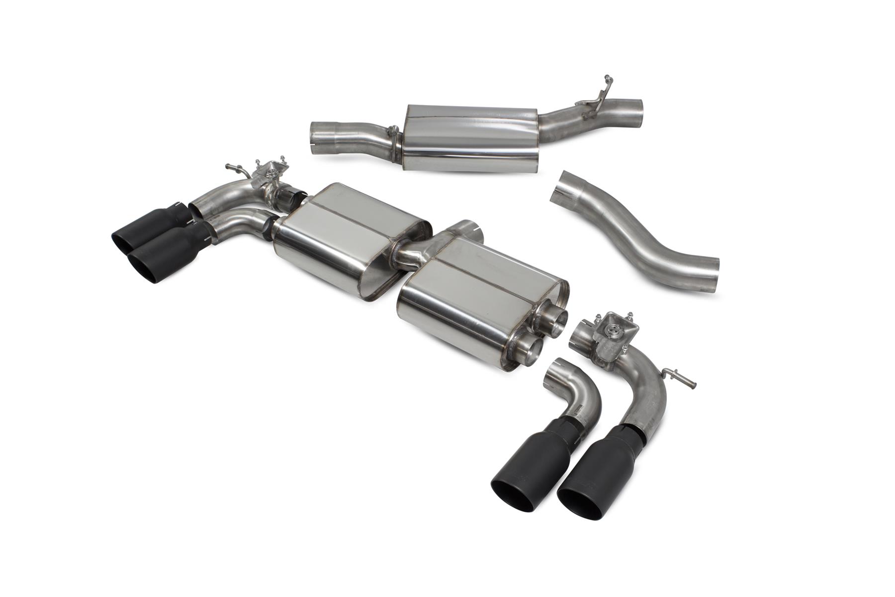 Scorpion Resonated Cat/GPF-Back & valves Volkswagen Golf R MK8/8.5 GPF Model 2021-2026