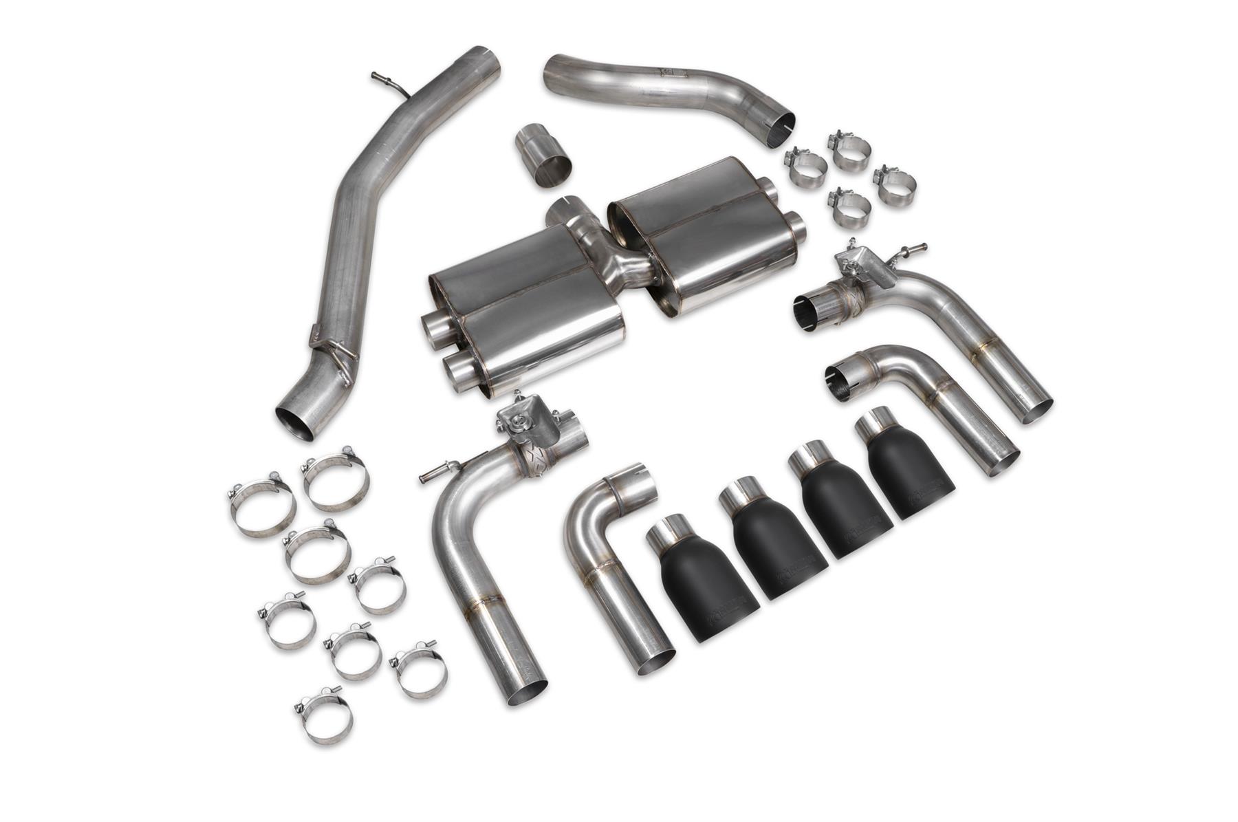 Scorpion Exhaust Non-Res Cat/GPF-Back With Valves Audi S3 Saloon 8V 2013-2020