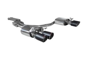 Scorpion Exhaust Resonated Half System Ascari Tailpipe Audi S4 B9 Quattro 3.0T V6 Avant Saloon Non-GPF Models 2017-2019
