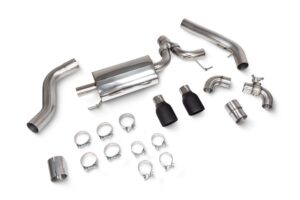 Scorpion Exhaust GPF-Back System With Electronic Valve Daytona Black Ceramic Tailpipe BMW 230i G42 Including xDrive GPF Model 2021-2026
