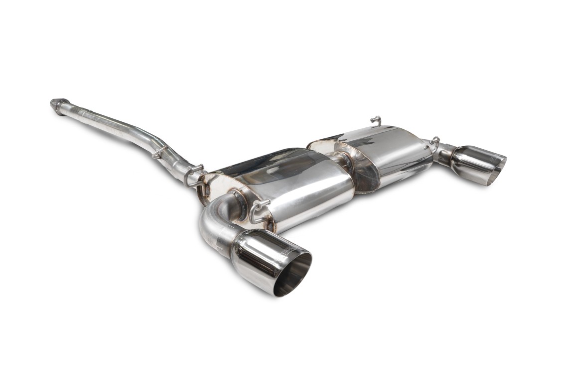 Scorpion Exhaust Resonated Secondary Cat-Back System Daytona Tailpipe Scion FR-S 2013-2016