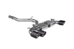 Scorpion Exhaust Non-res Cat/GPF Back with valves Audi S3 8Y Sportback 2020-2026